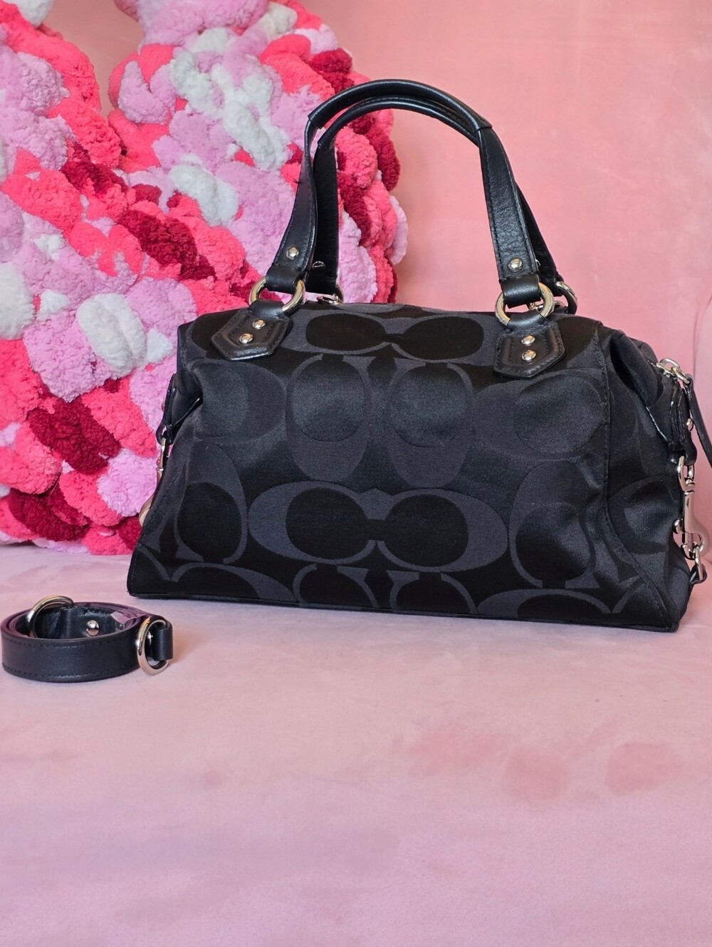 Coach Campbell Signature Satchel (24741) - Picture 2 of 7